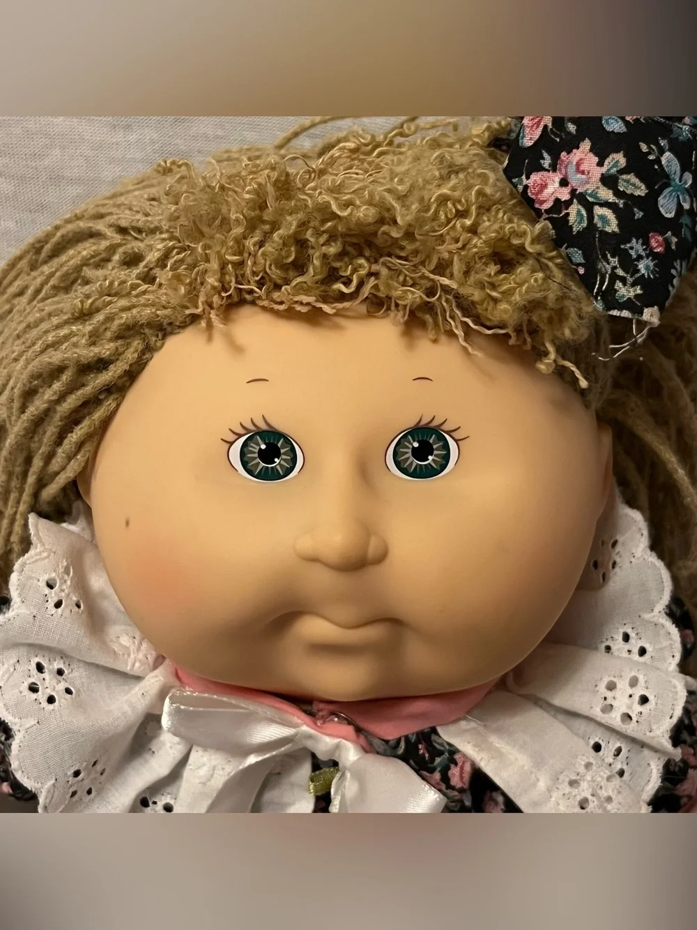 Cabbage Patch Kids Pretty Crimp n Curl First Edition 1991 Blonde Doll